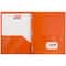JAM Paper 9.5" x 11" Plastic 2 Pocket School POP Folders with Clasps, 6ct.
